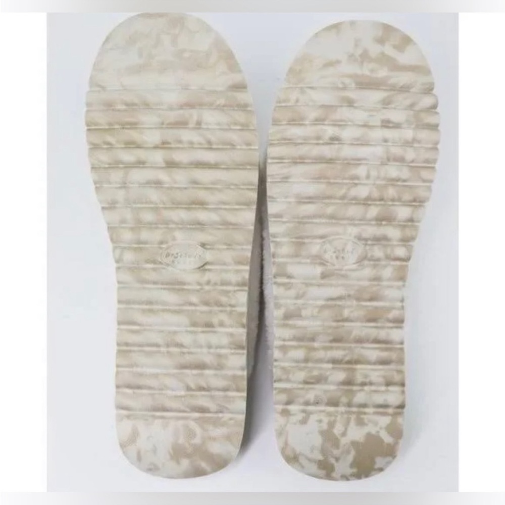 ๐ Dr. Scholl's Staycay OG White Faux Fur Sherpa Slide Sandals Slippers, Size 6 - Picture 7 of 13